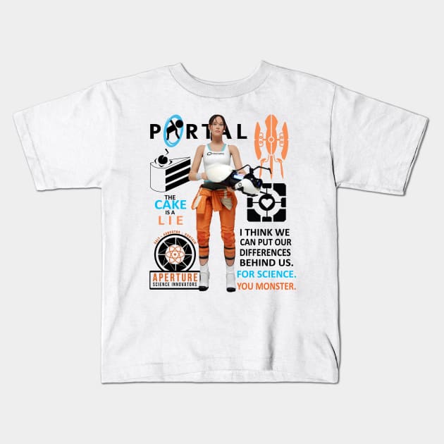 Portal Kids T-Shirt by red-leaf